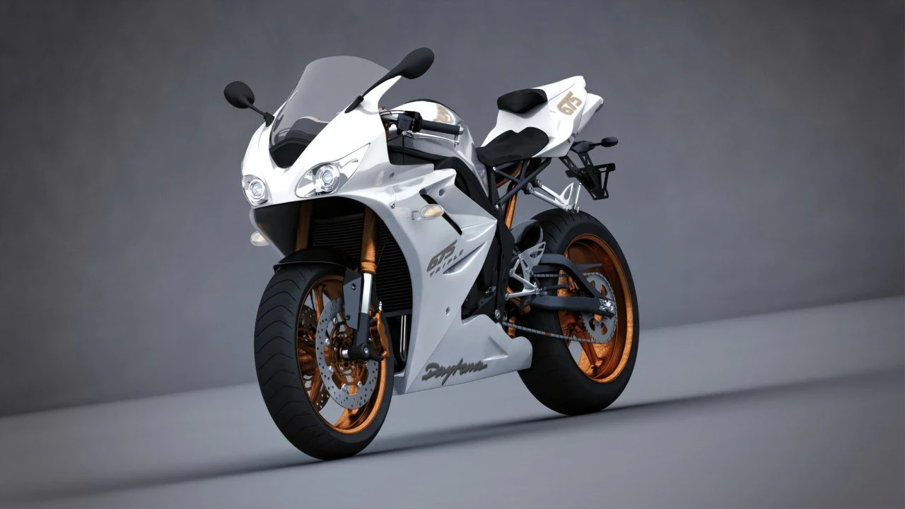 triumh daytona 3D Model .c4d .max .obj .3ds .fbx .stl .blend 