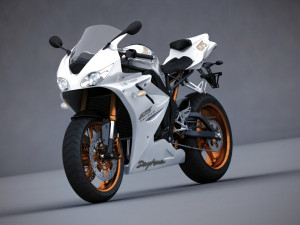triumh daytona 3Dモデル