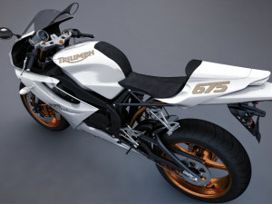 triumh daytona Modèle 3D