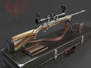 sniper rifle 3D-Modell