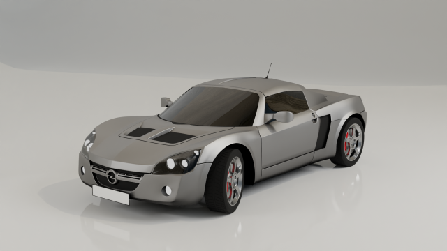 opel speedster 3D Model .c4d .max .obj .3ds .fbx .stl .blend 