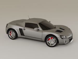 opel speedster 3D Model