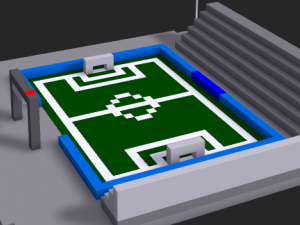 fodbal stadium Modelo 3D