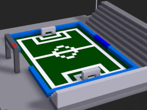 足球场 3D 模型