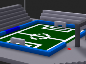fodbal stadium 3D 模型