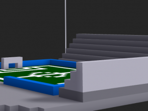 fodbal stadium 3D 模型