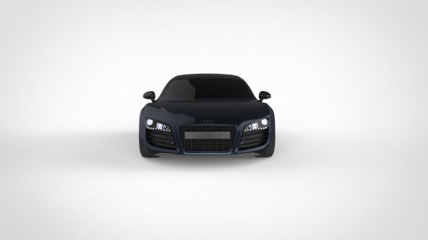 audi r8 3D Modell .c4d .max .obj .3ds .fbx .stl .blend 