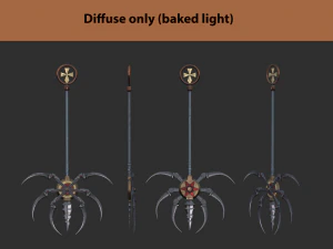 chopping spear 3D Model