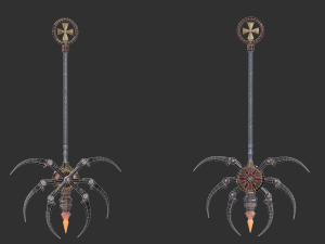 chopping spear Modello 3D