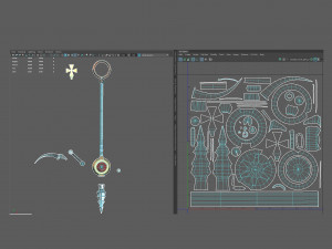 chopping spear Modello 3D