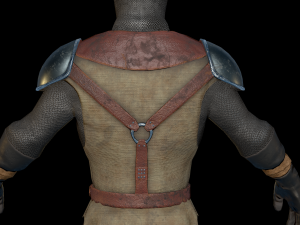 medieval swordsman 3D Model