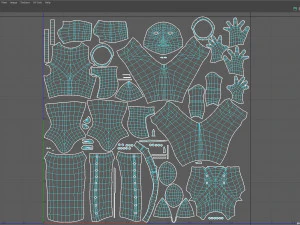 medieval swordsman 3D Model