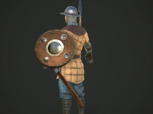 spearman medieval 3D Model