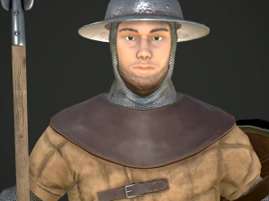 spearman medieval 3D Model