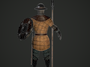 spearman medieval 3D 模型