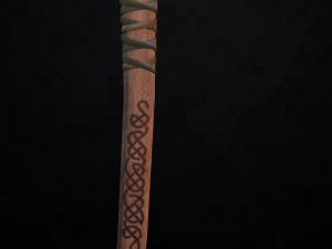 Modelo pronto para jogo de machado de batalha viking mammen Modelo 3D