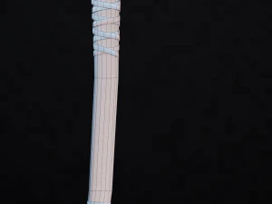 Modelo pronto para jogo de machado de batalha viking mammen Modelo 3D