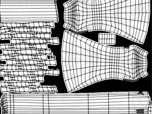 Modelo pronto para jogo de machado de batalha viking mammen Modelo 3D