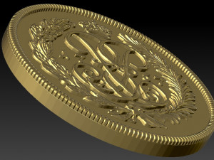 coin st george the victorious 3d 3D 模型