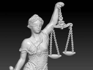 statue of the law of themis 3d 3D प्रिंट मॉडल