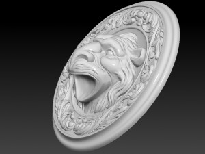 lion head animal 3D-Druckmodell