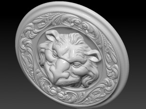 lion head animal 3D-Druckmodell