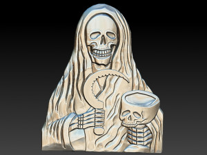 death skull 3d 3D Print Model