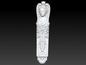 statue of a woman caryatid 3Dプリントモデル