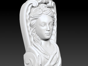 statue of a woman caryatid 3Dプリントモデル