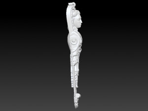statue of a woman caryatid 3Dプリントモデル