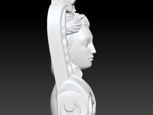 statue of a woman caryatid 3Dプリントモデル