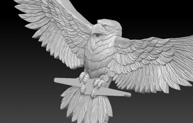 black eagle 3D Model in Tank 3DExport