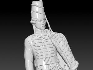 man hussar 3d 3Dプリントモデル