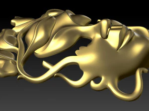 Mask girl woman 3D Print Model
