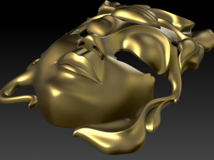 Mask girl woman 3D Принт Модель