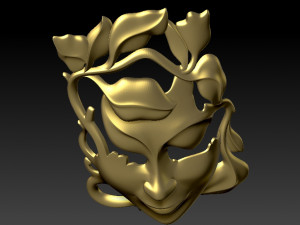 Mask girl woman 3D Принт Модель