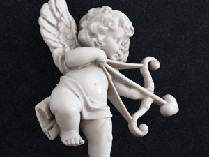 Angel baby Cupid pendant Modelo de Impressão 3D