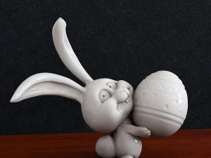 Easter bunny 3D Print Model