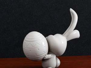 Easter bunny 3D Print Model