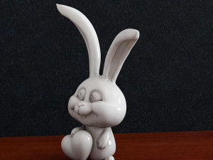 St Valentine rabbit heart 3D प्रिंट मॉडल