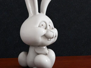 St Valentine rabbit heart 3D Print Model