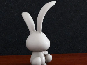 St Valentine rabbit heart 3D Print Model