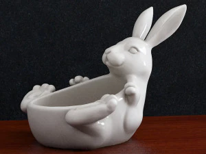 Easter bunny Eggs cup 3D Print Model