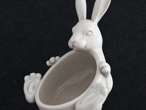 Easter bunny Eggs cup 3D Print Model