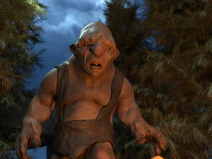 GUILLE THE TROLL 3D Model