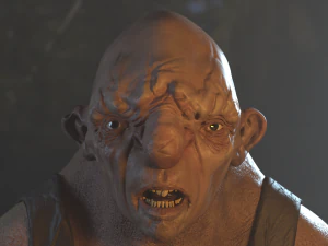 GUILLE THE TROLL 3D Model