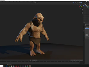 GUILLE THE TROLL 3D Model