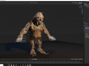 GUILLE THE TROLL 3D Model