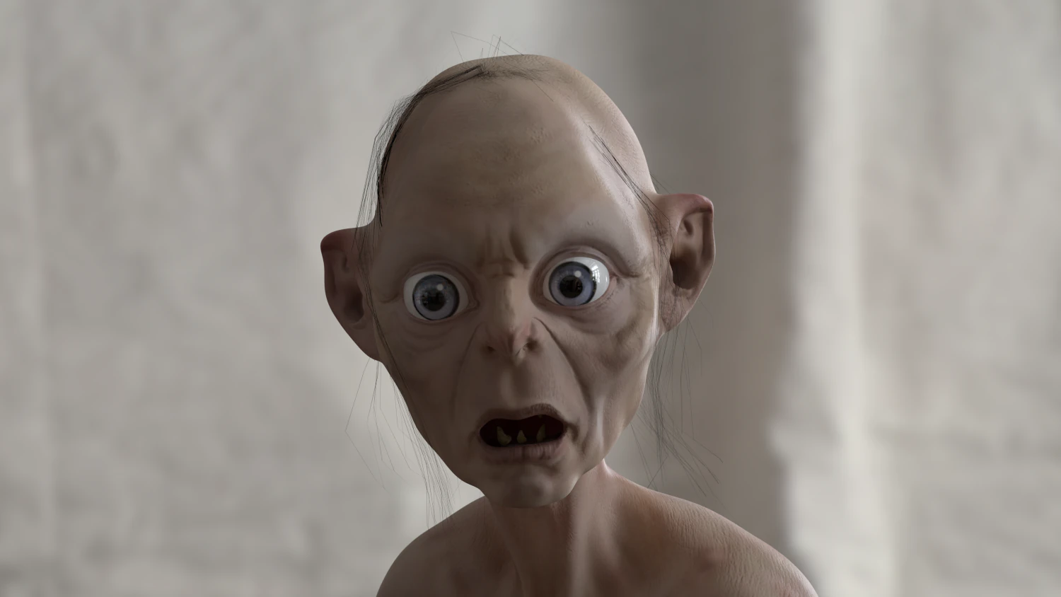 GOLLUM 3D Model .c4d .max .obj .3ds .fbx .stl .blend 