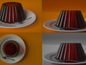 animated jelly 3D Model